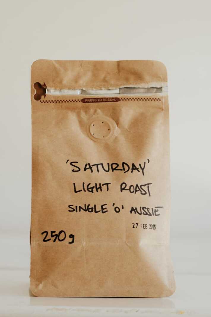 Saturday Light Roast whole bean coffee by The Folk Roaster - light roast specialty single origin