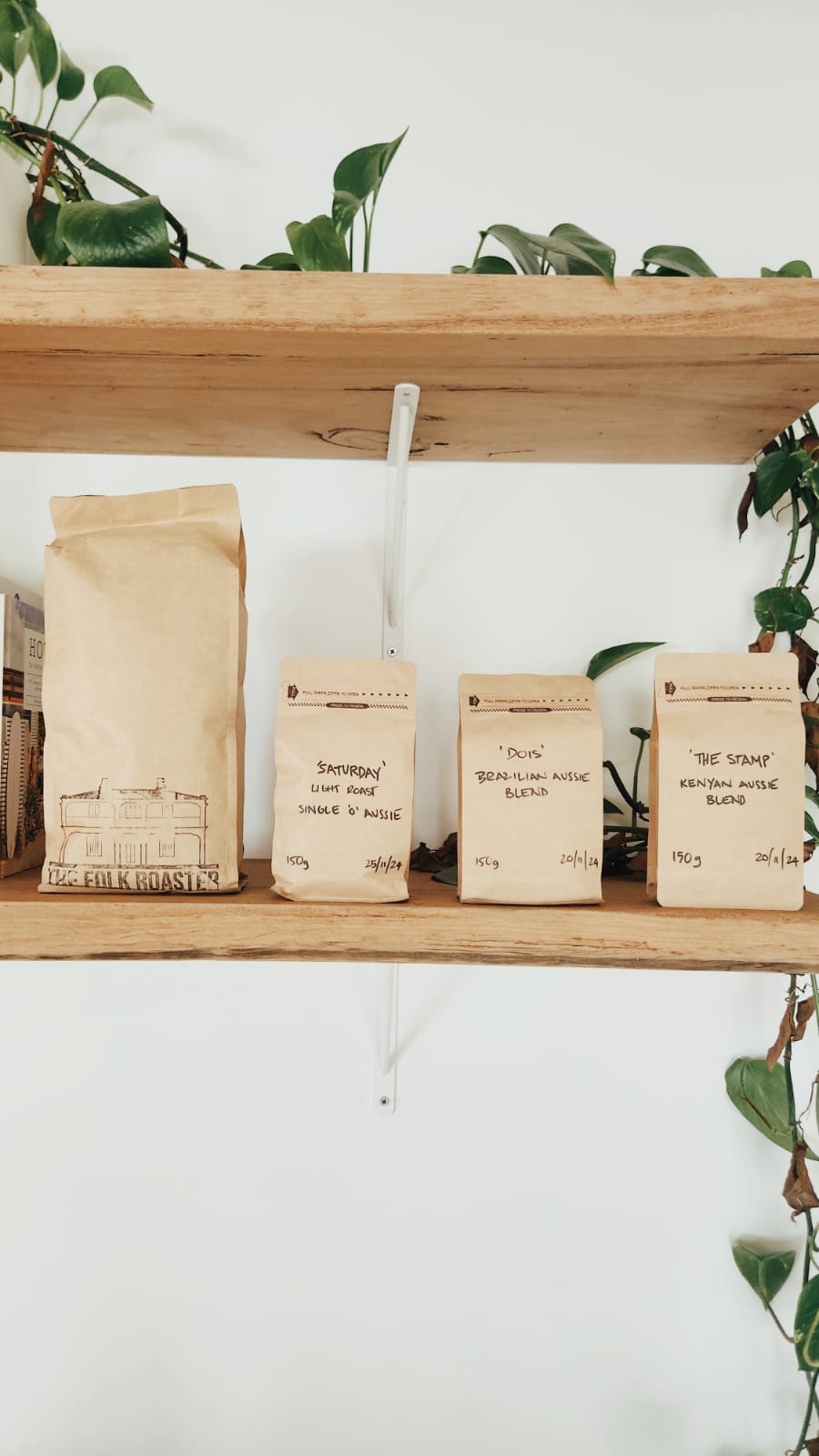 The Folk Roaster coffee bags